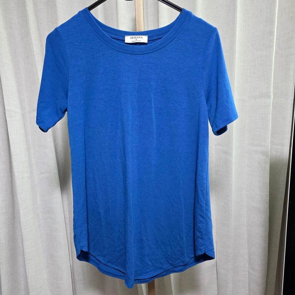 Zenana Women's Blue T-shirt